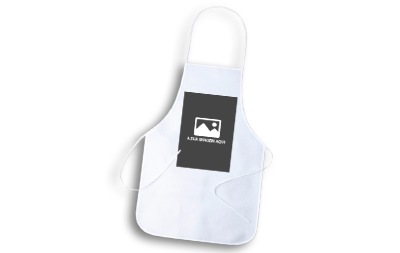 avental estampagem personalizável cópia+